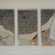 Pauline Le Goïc, Armorique Vitrail, vitraux de l'atelier avec verre et papier washi